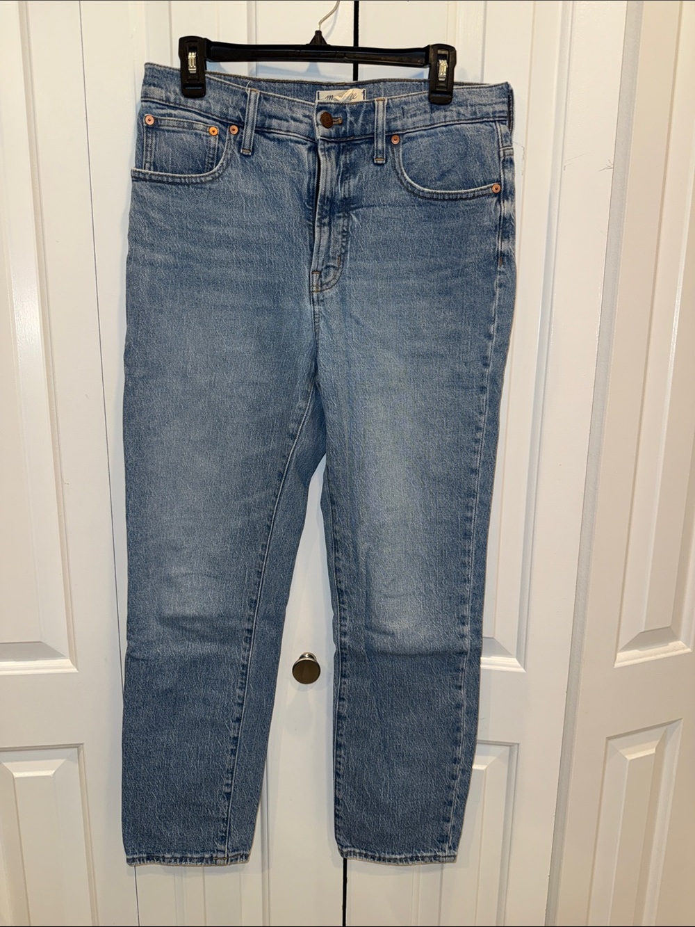 Madewell Light Blue Straight-Leg Jeans